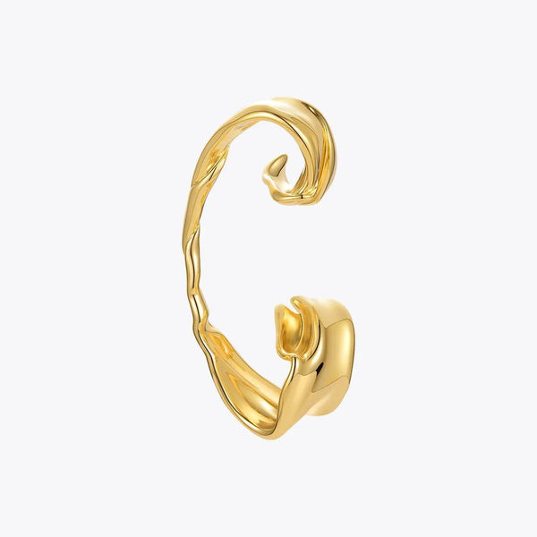 1PC High Quality Fashion Jewelry Irregular Ear Cuff Gold Color Earrings Single Fashion Jewelry-Lucid Fantasy