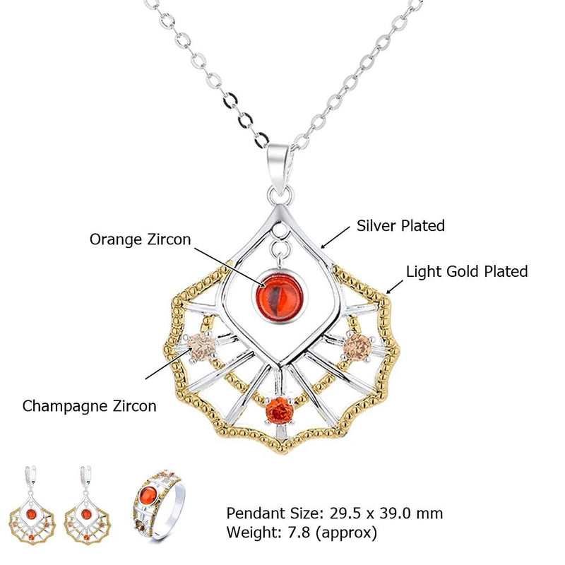 2023 Elegant Heart-Shaped Shell Pendant Necklace with Long Chain and Sparkling Zircon in Light Gold and Silver Plating