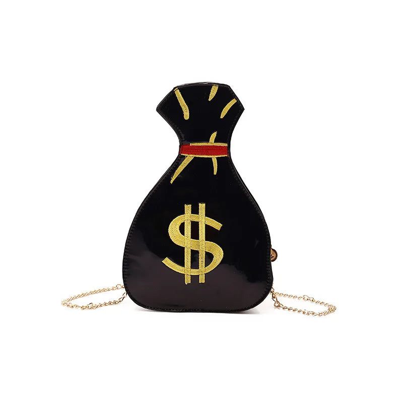 3D Dollar Laser Fashion Handbag - Stylish Bolsa Feminina for Women, Versatile Clutch and Crossbody Messenger Bag