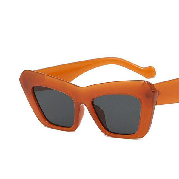 Candy Color Oversized Cat Eye Fashion Sunglasses