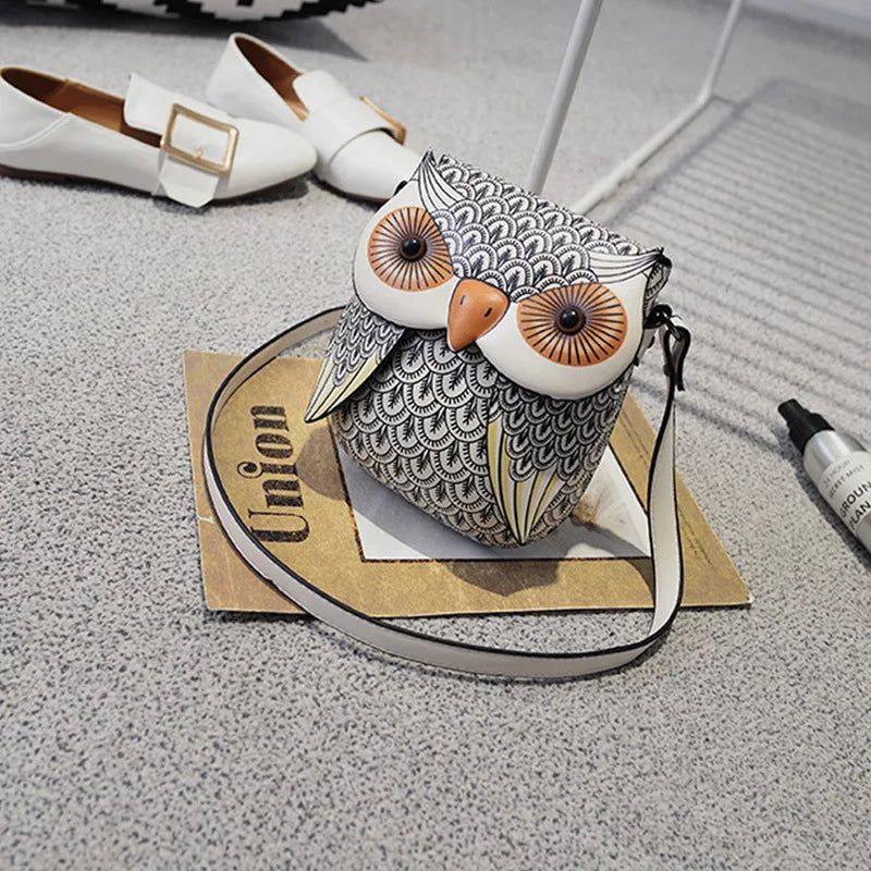 Charming Owl Crossbody Bag for Women - Cute Summer Messenger Purse with Phone Pocket