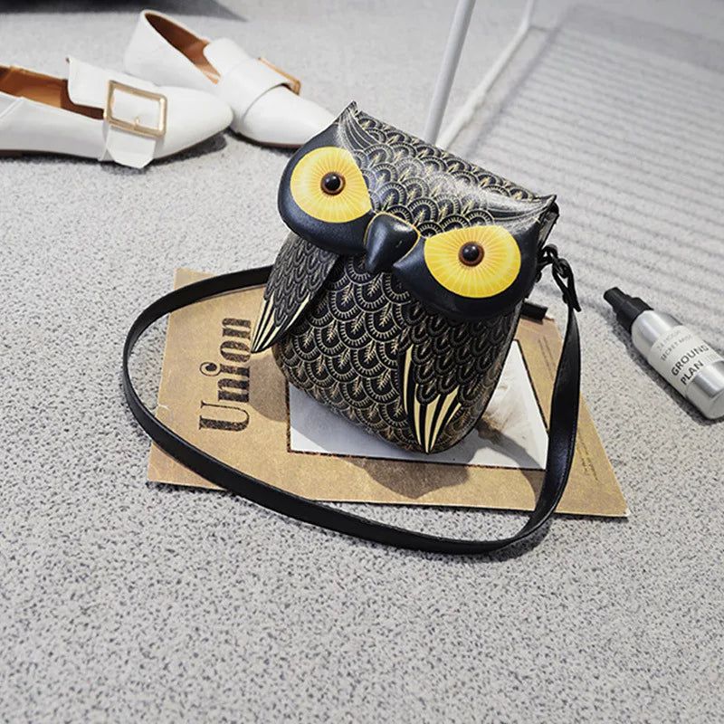 Charming Owl Crossbody Bag for Women - Cute Summer Messenger Purse with Phone Pocket