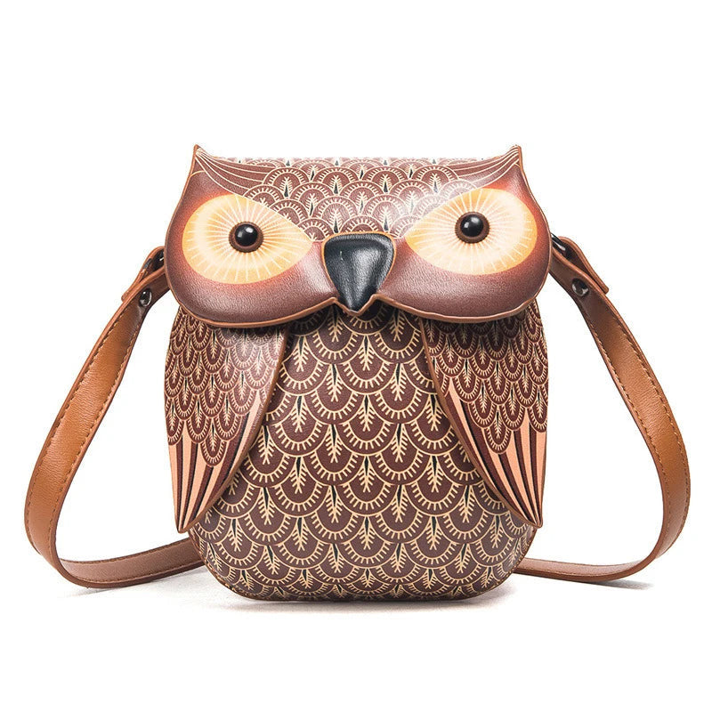 Charming Owl Crossbody Bag for Women - Cute Summer Messenger Purse with Phone Pocket