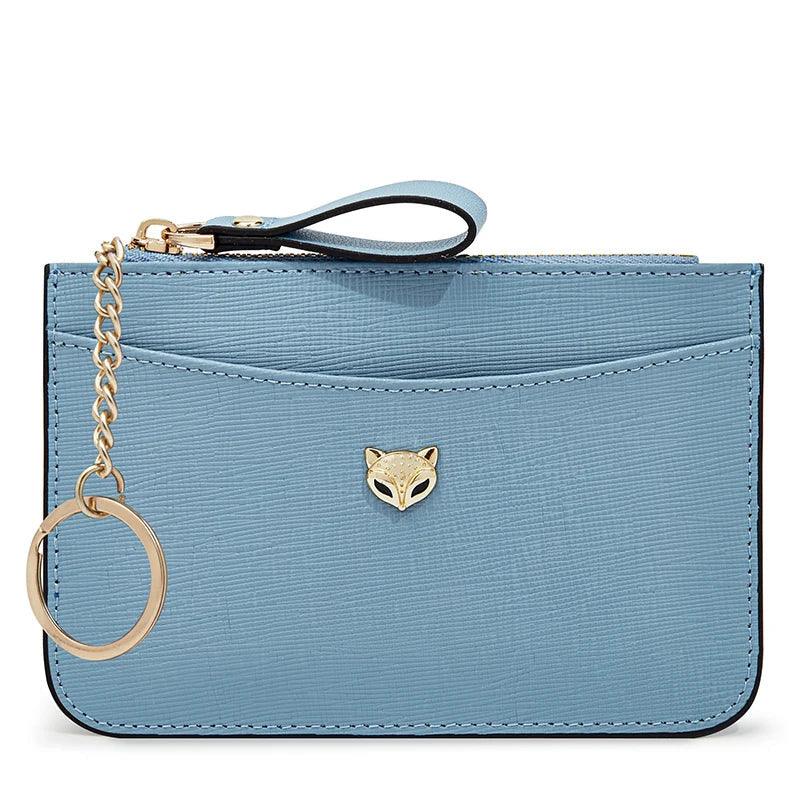 Chic Foxer Women’s Synthetic Leather Card Holder Wallet - Mini Clutch and Coin Purse for Stylish Ladies