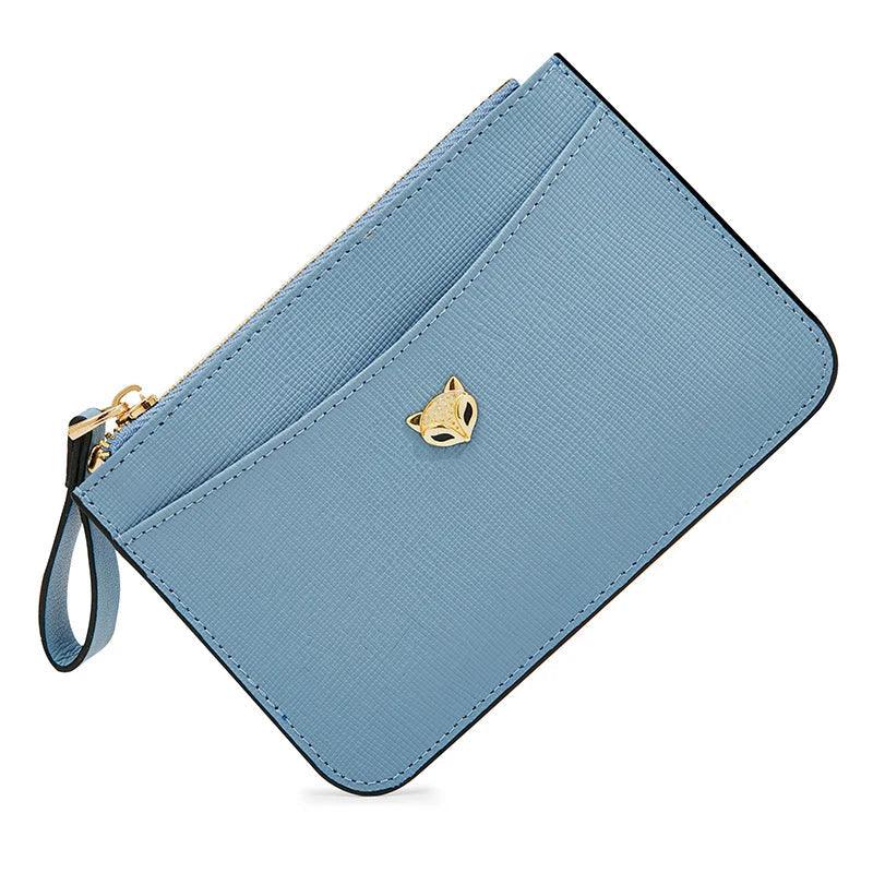 Chic Foxer Women’s Synthetic Leather Card Holder Wallet - Mini Clutch and Coin Purse for Stylish Ladies