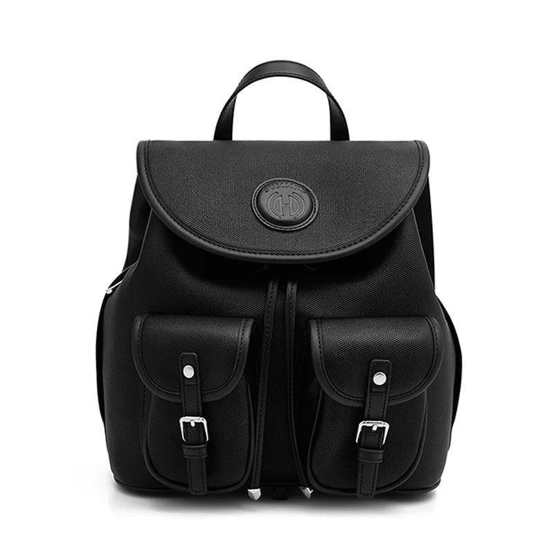 Chic PU Leather Backpack for Women - Versatile Large Capacity Rucksack for Business, School, and Travel