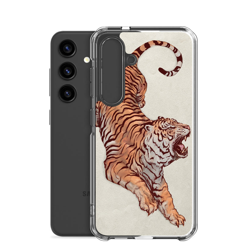 Clear Case for Samsung® Galaxy S24 Tiger Art Design