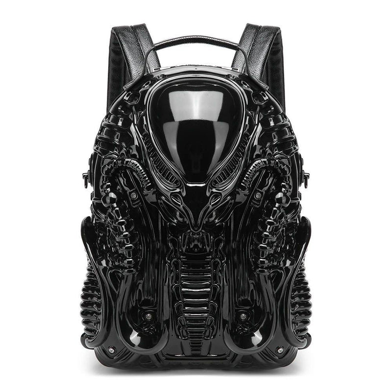 Edgy Luxury Steampunk Cobra Backpack for Women - Retro Designer Schoolbag and Travel Companion