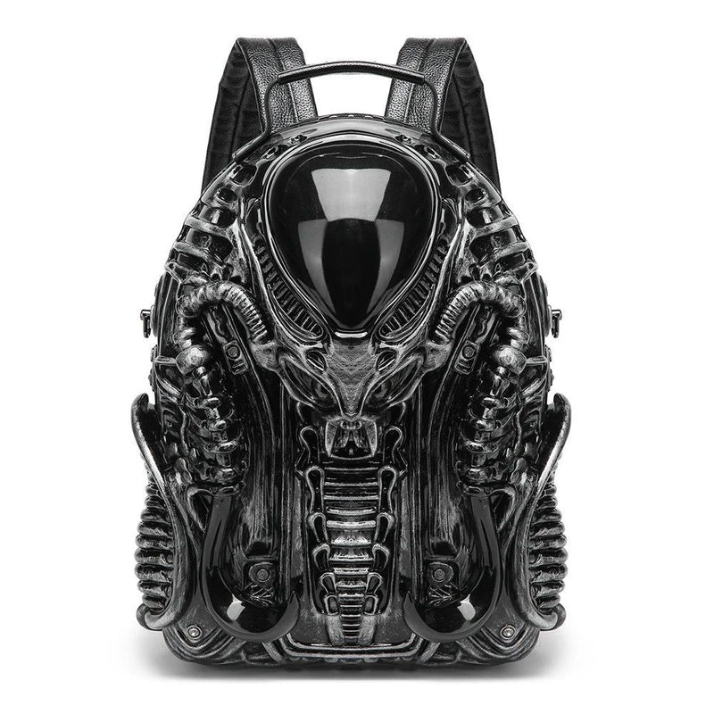 Edgy Luxury Steampunk Cobra Backpack for Women - Retro Designer Schoolbag and Travel Companion