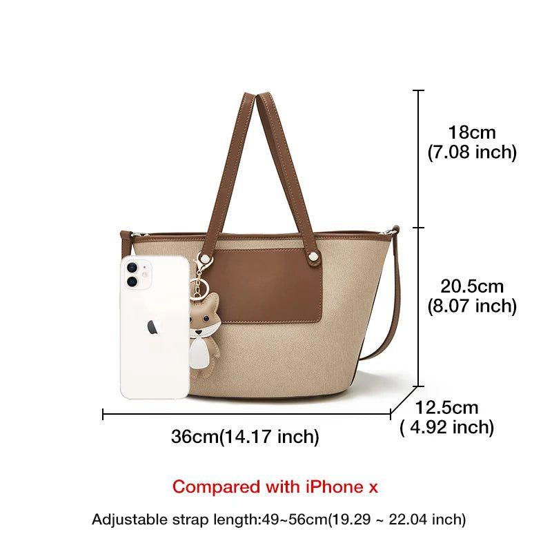 Elegant Retro PU Leather Women's Handbag - Spacious Travel Tote with Multiple Pockets