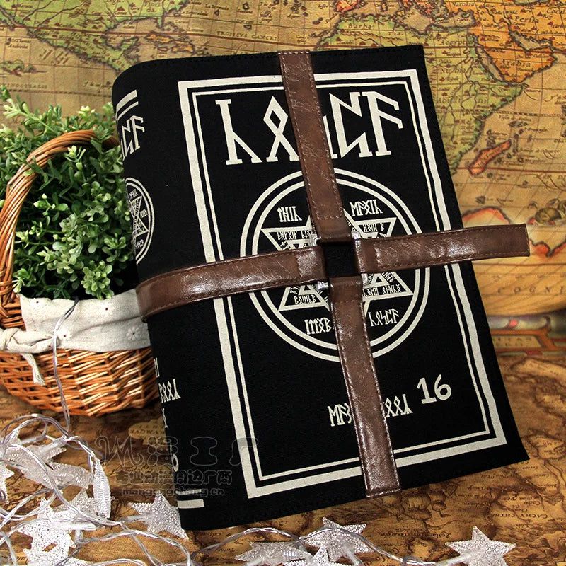 Enchanted Gothic Spellbook Crossbody Bag for Students