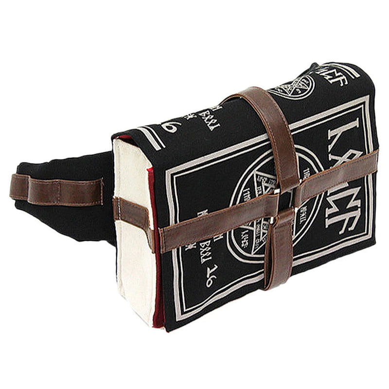 Enchanted Gothic Spellbook Crossbody Bag for Students