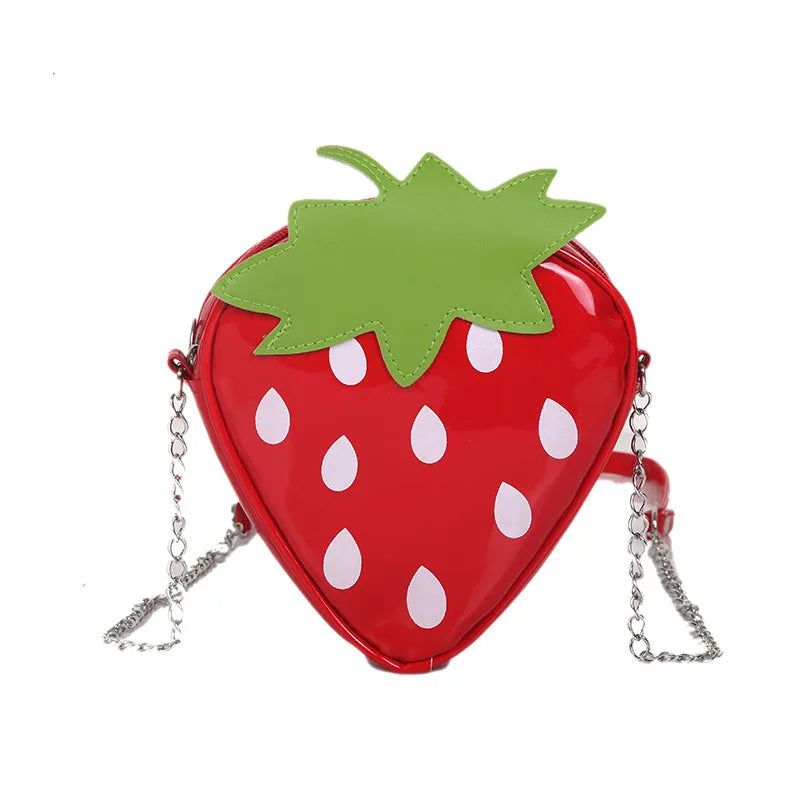 Fruity Fun Handbag: Watermelon & Banana Shaped Crossbody Bag for Women