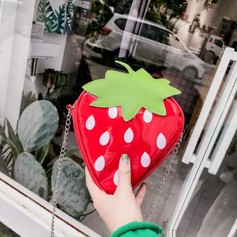 Fruity Fun Handbag: Watermelon & Banana Shaped Crossbody Bag for Women