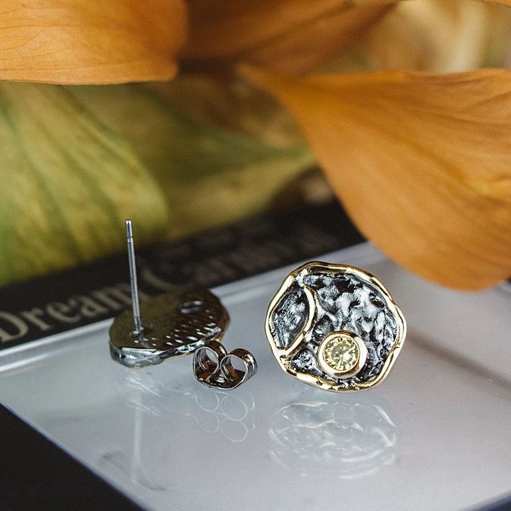 Geometric Baroque Stud Earrings - Four Stylish Designs for Everyday Elegance