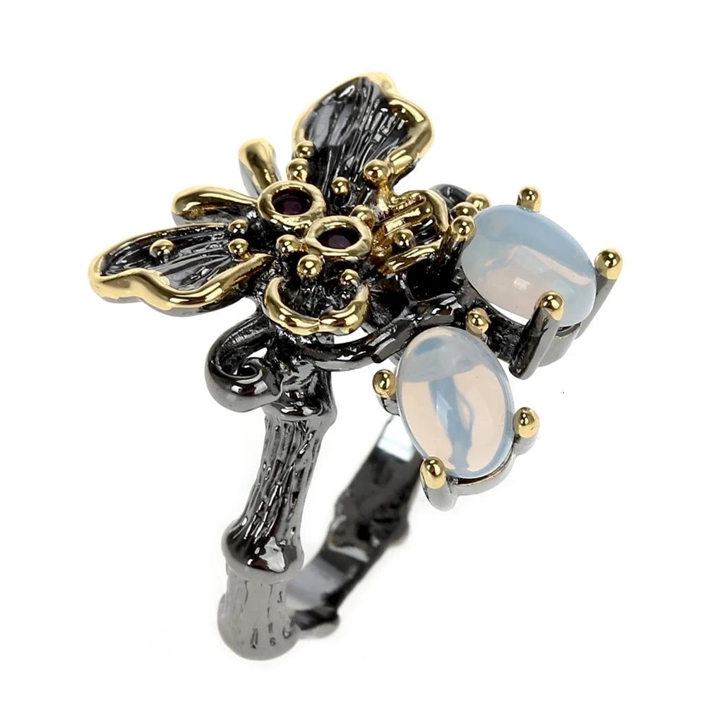 Gothic Elegance: Butterfly Antique Ring for Chic Lovers of Unique Jewelry