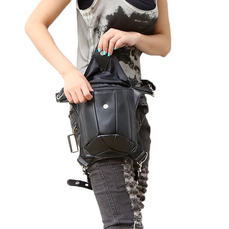 Gothic Steampunk Retro Waist Pack for Cosplay and Everyday Adventures