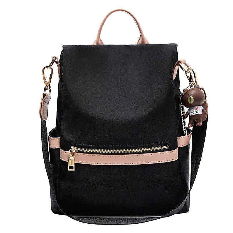 Modern Women's Anti-Theft Backpack - Stylish Travel Shoulder Bag for Campus and Casual Use