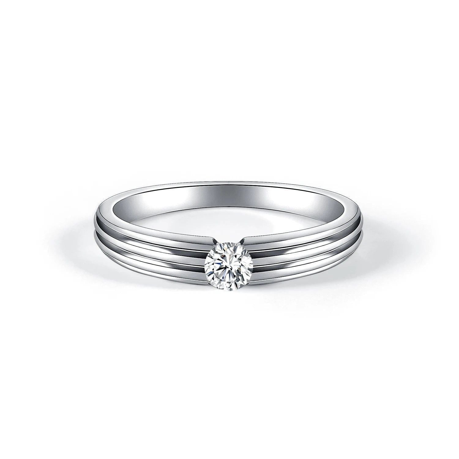 Moissanite Couple Rings Set Moissanite Solitaire Carved Band Petite Ring 925 Sterling Silver Ring