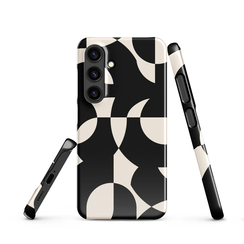 Snap case for Samsung® Galaxy S24 Abstract Geometric Wall Design