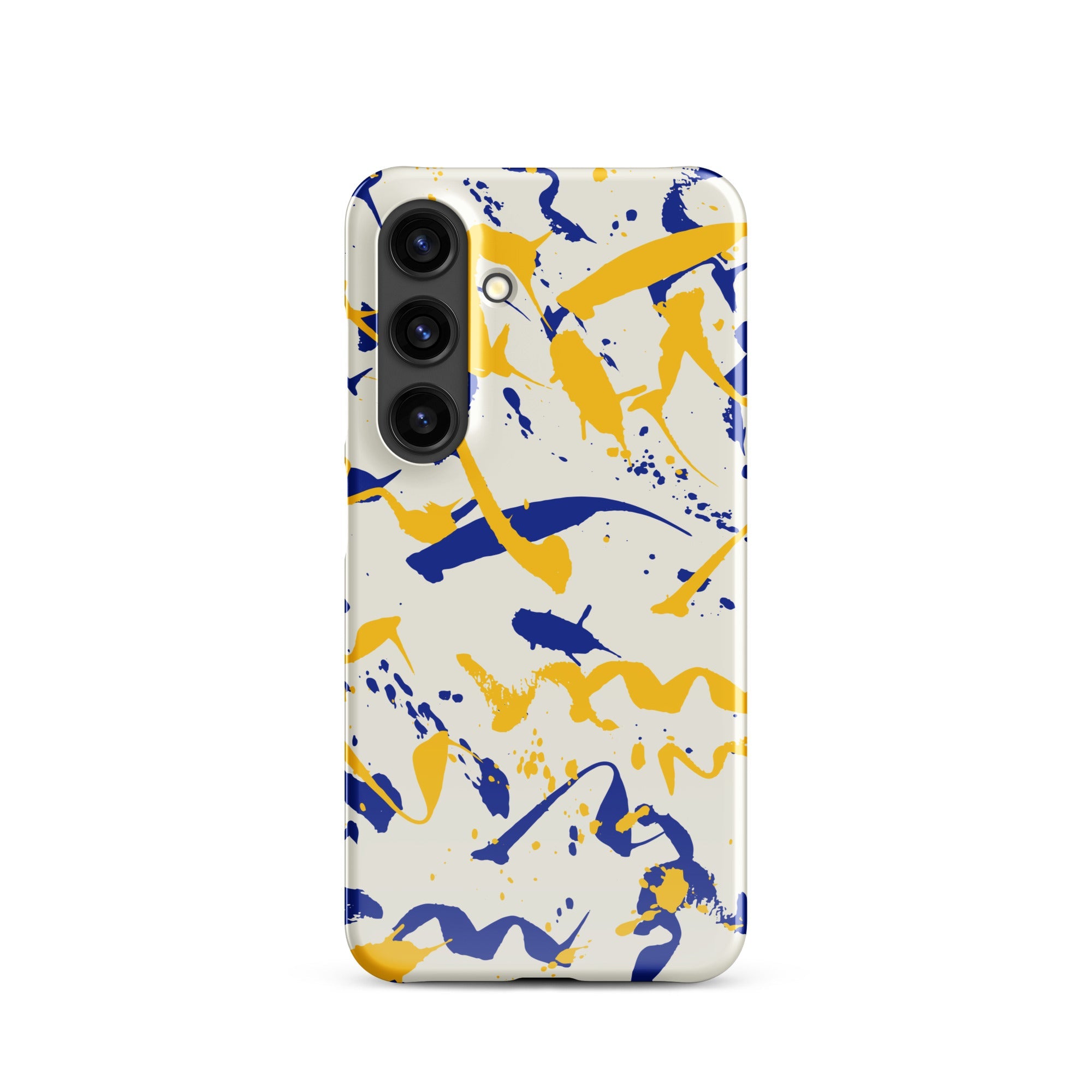 Snap case for Samsung® Galaxy S24 Abstract Paint Texture Design