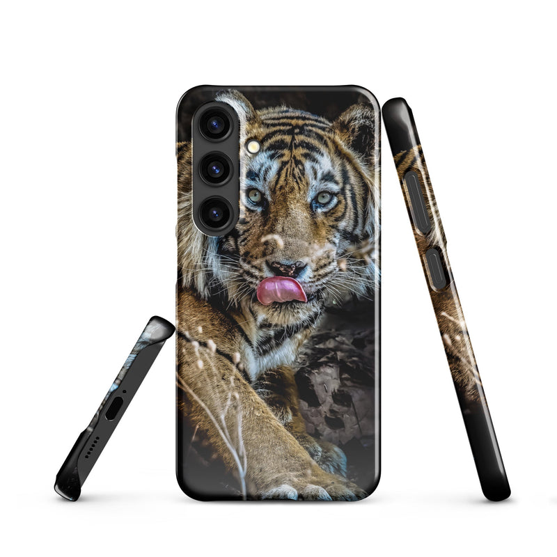 Snap case for Samsung® Galaxy S24 Big Cat Art Design