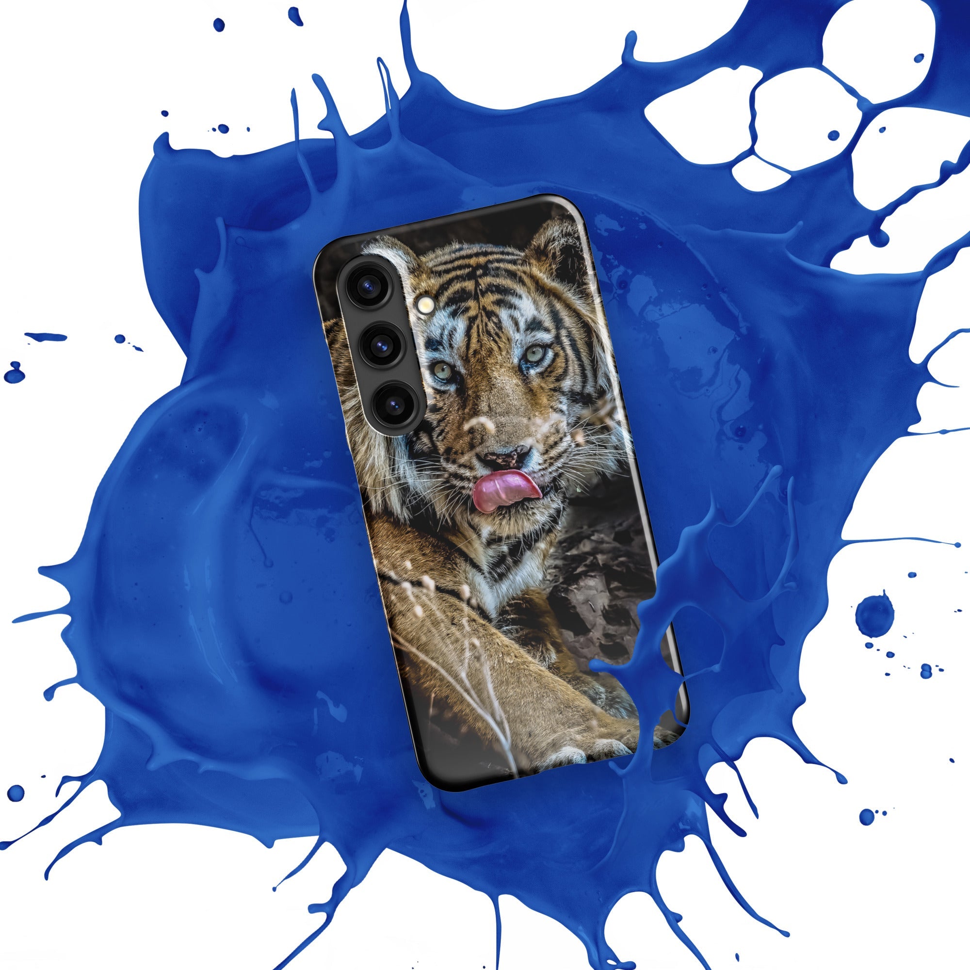 Snap case for Samsung® Galaxy S24 Big Cat Art Design