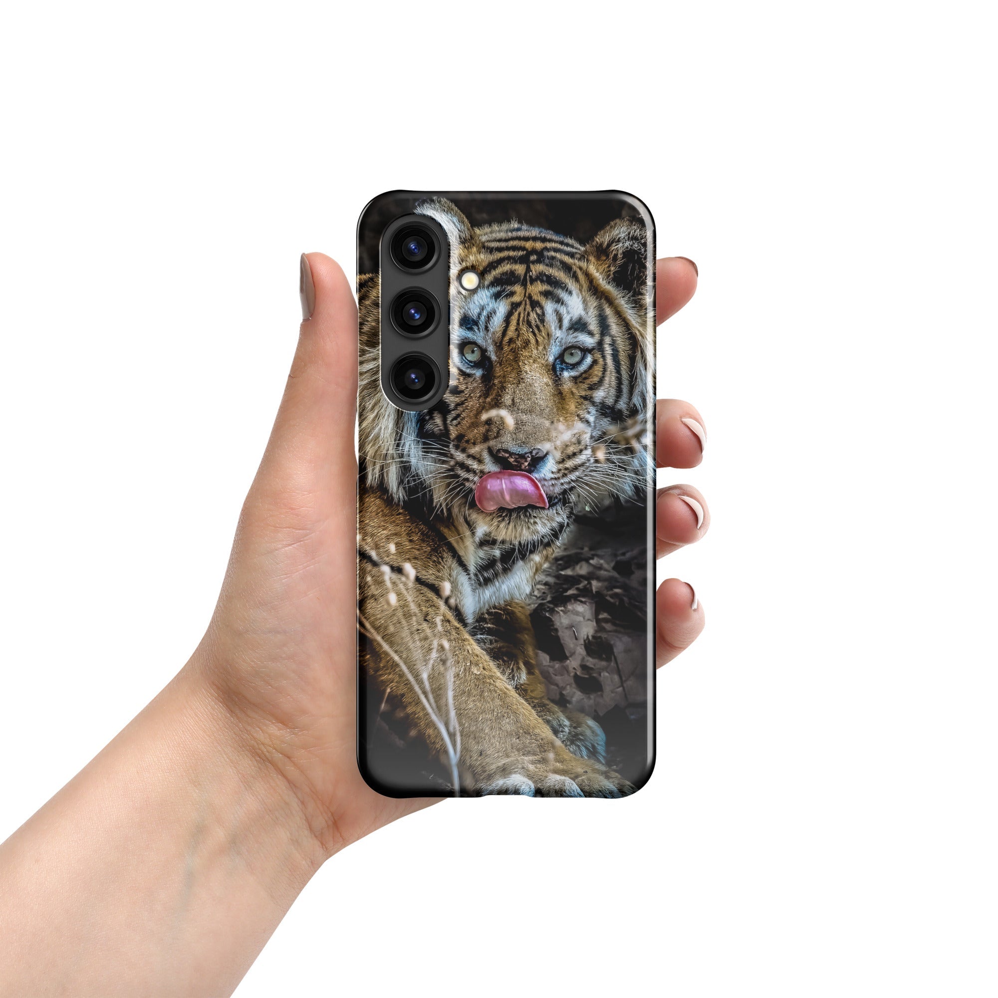 Snap case for Samsung® Galaxy S24 Big Cat Art Design