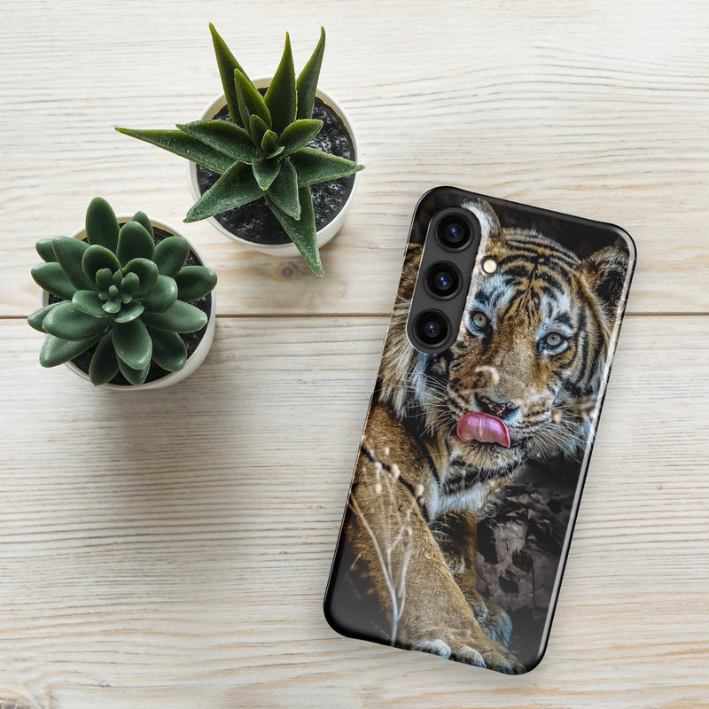 Snap case for Samsung® Galaxy S24 Big Cat Art Design