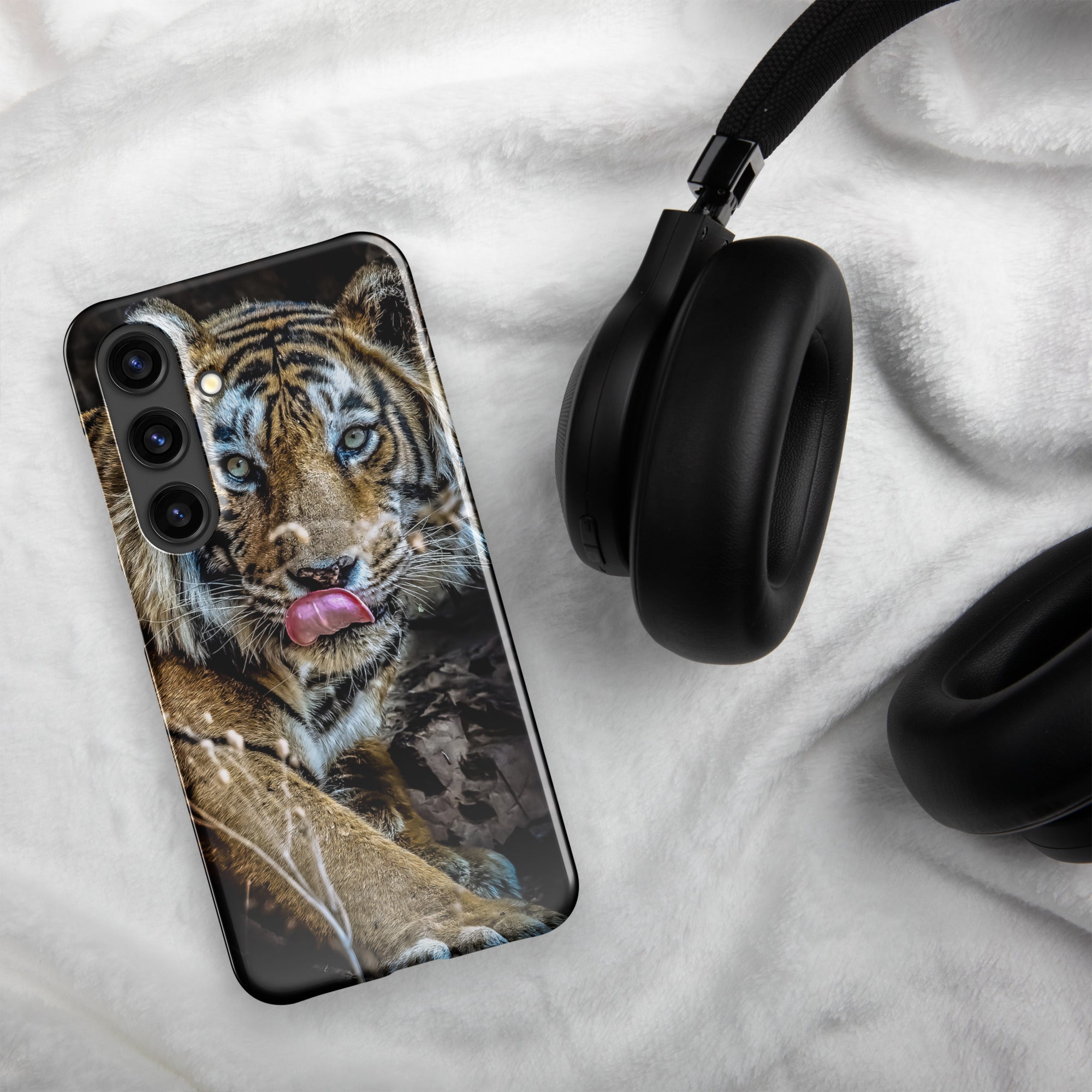 Snap case for Samsung® Galaxy S24 Big Cat Art Design