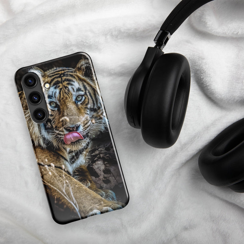 Snap case for Samsung® Galaxy S24 Big Cat Art Design