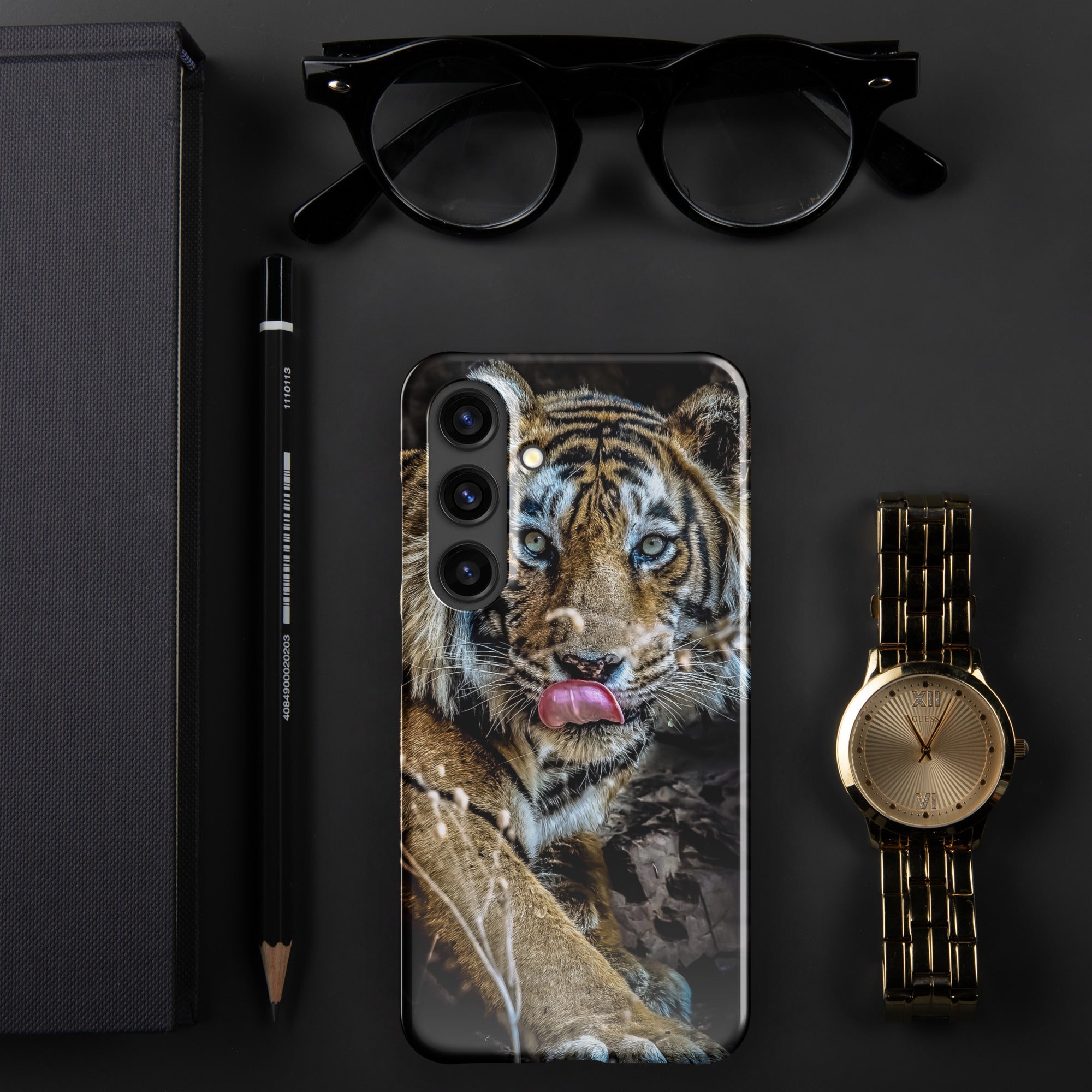 Snap case for Samsung® Galaxy S24 Big Cat Art Design