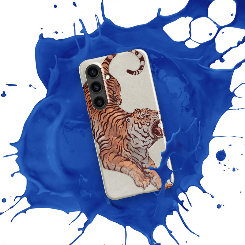 Snap case for Samsung® Galaxy S24 Tiger Art Design