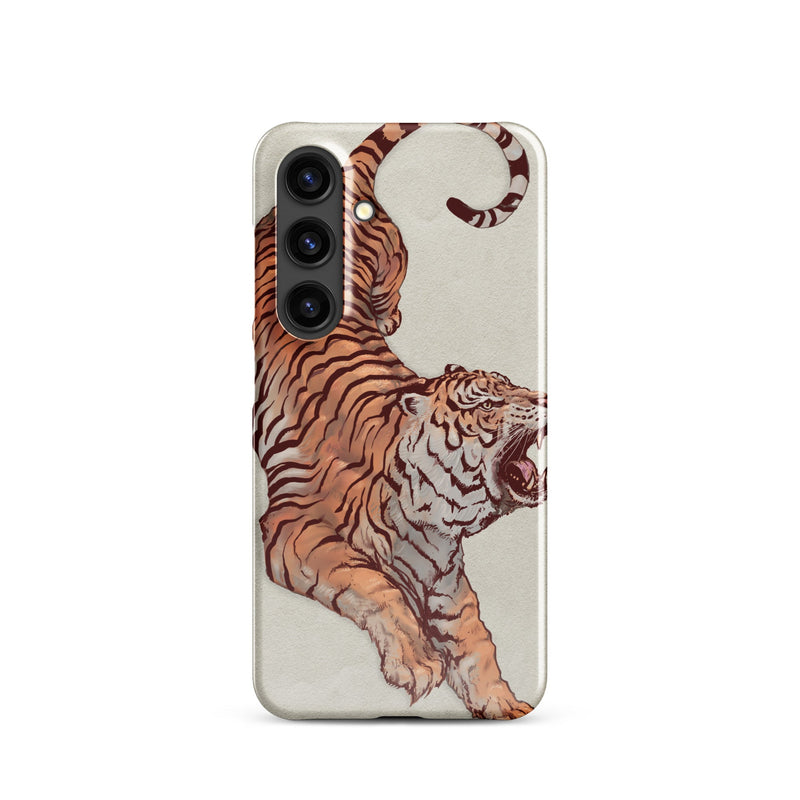 Snap case for Samsung® Galaxy S24 Tiger Art Design