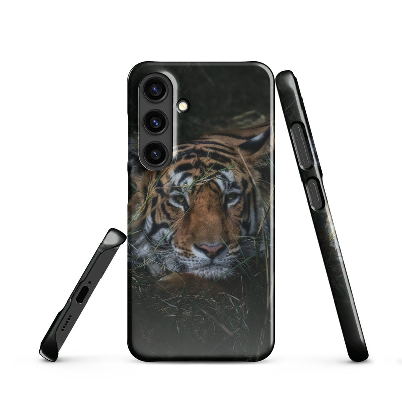 Snap case for Samsung® Galaxy S24 Tiger At Rest Design