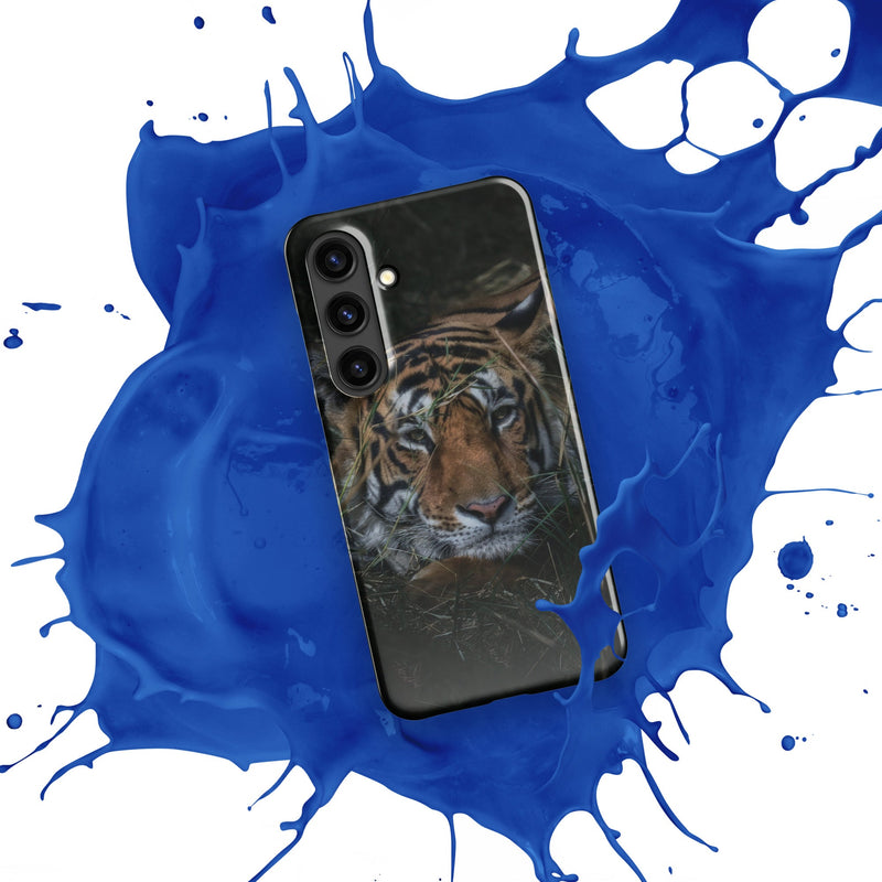 Snap case for Samsung® Galaxy S24 Tiger At Rest Design