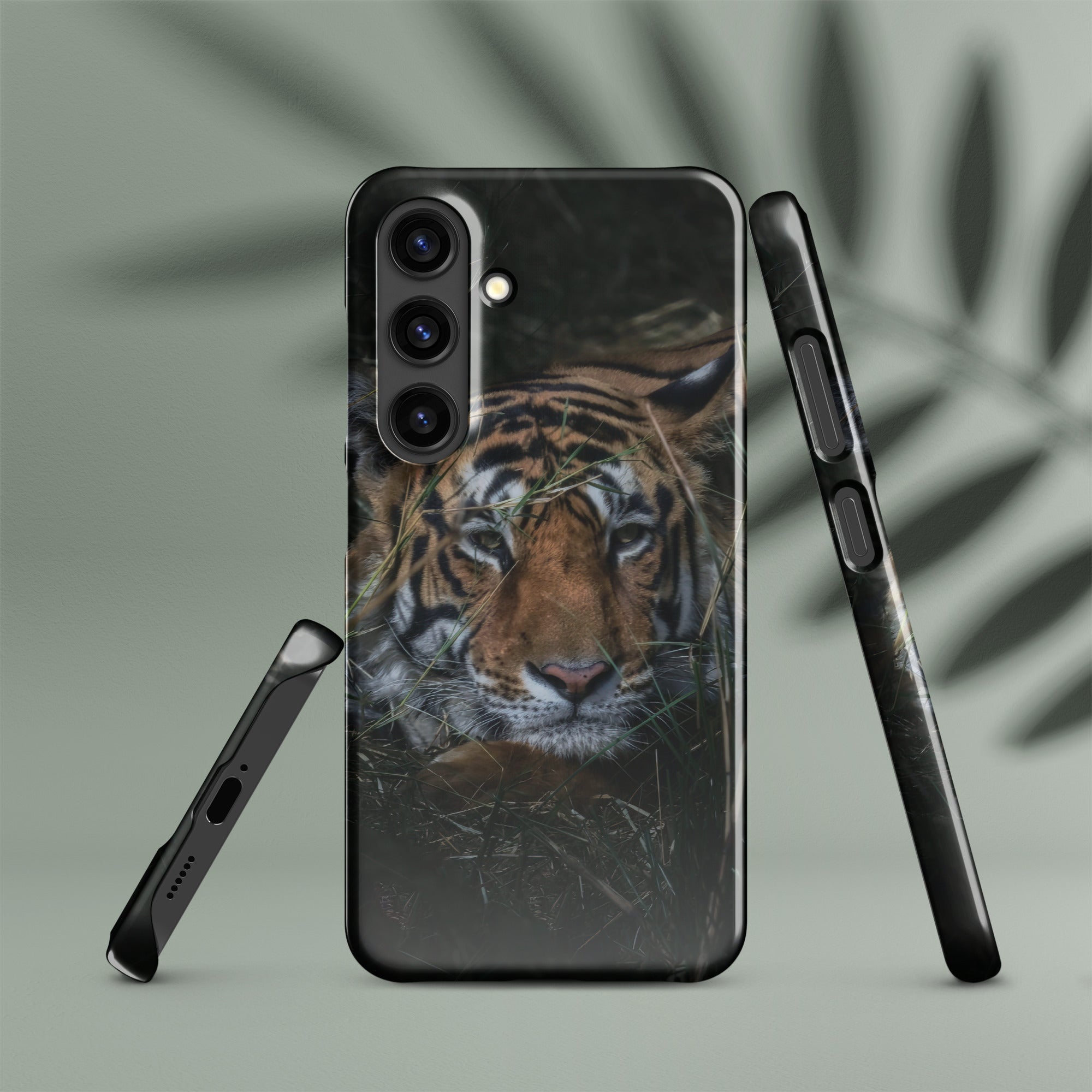 Snap case for Samsung® Galaxy S24 Tiger At Rest Design