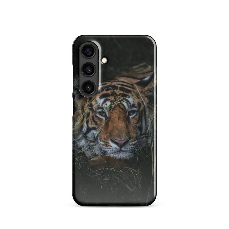 Snap case for Samsung® Galaxy S24 Tiger At Rest Design