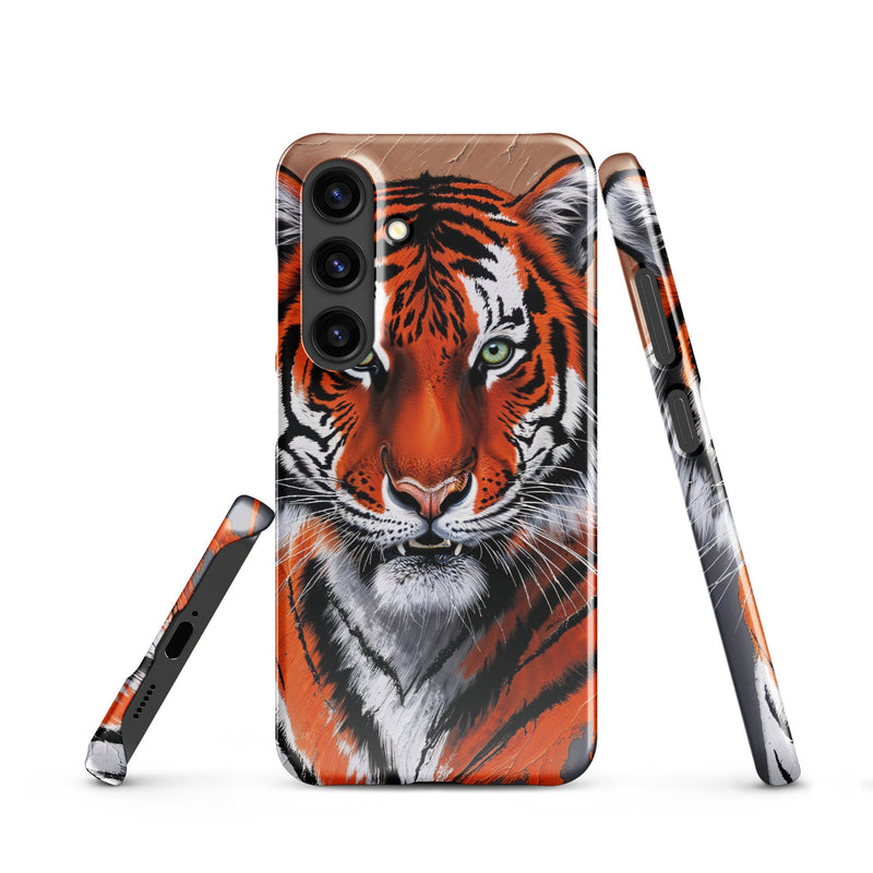 Snap case for Samsung® Galaxy S24 Tiger Painting Design