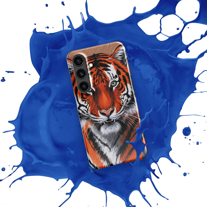 Snap case for Samsung® Galaxy S24 Tiger Painting Design