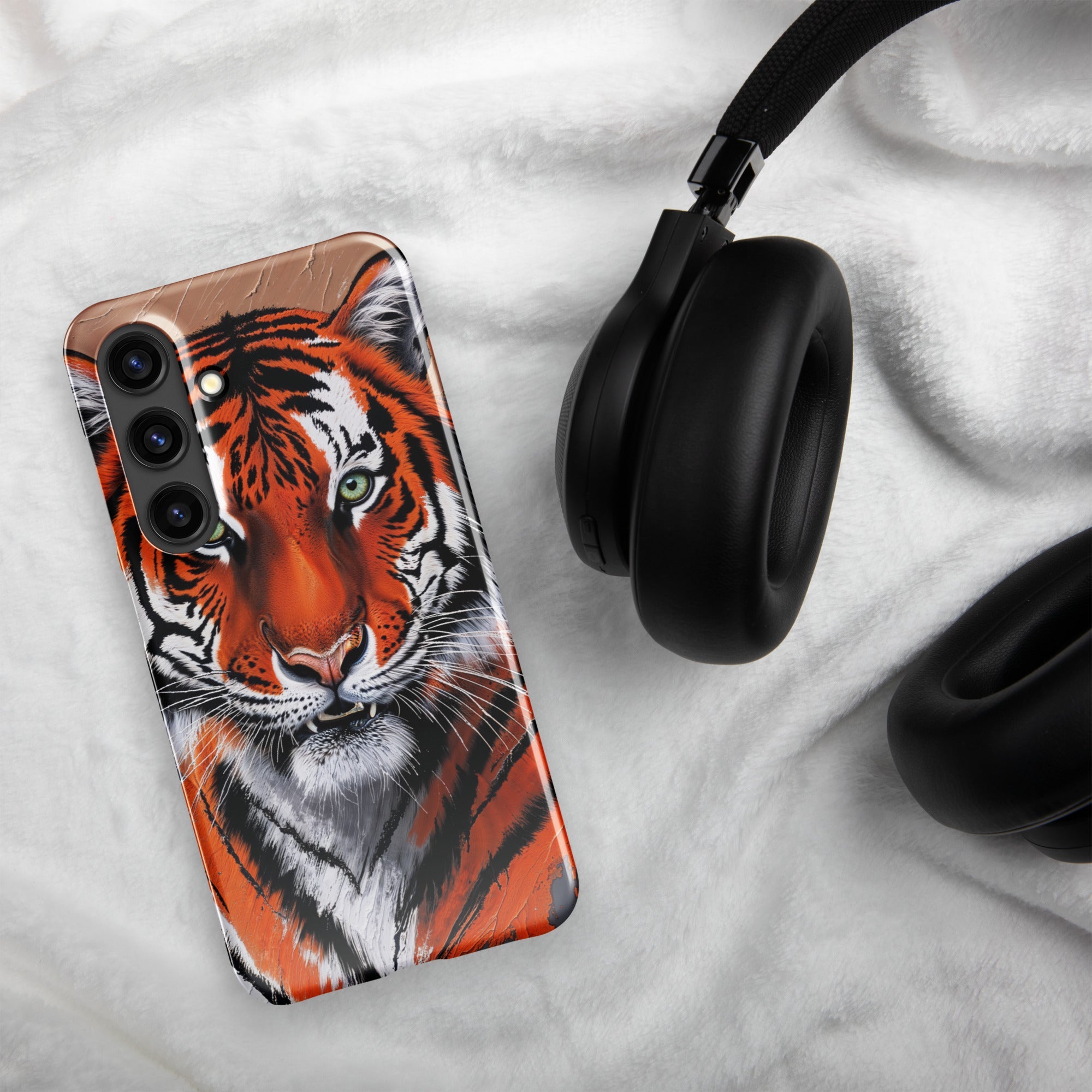 Snap case for Samsung® Galaxy S24 Tiger Painting Design