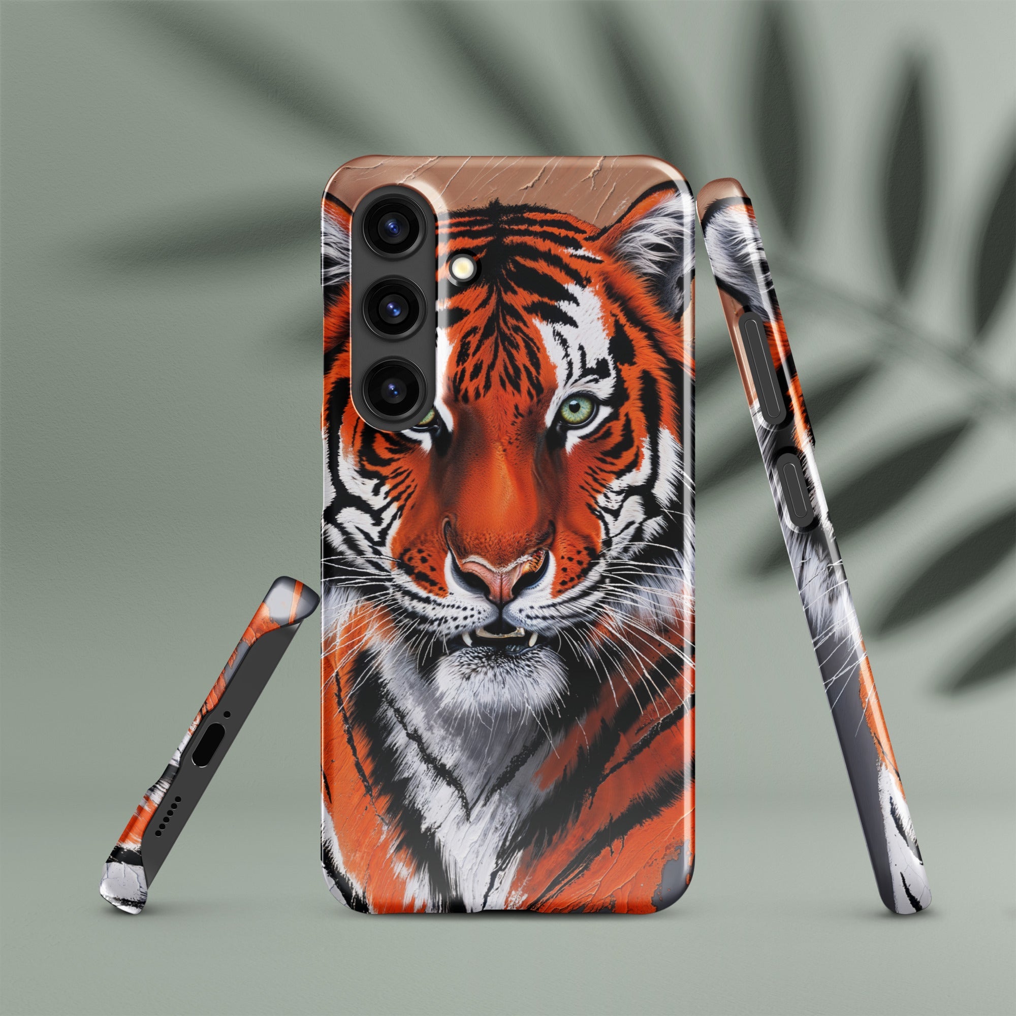 Snap case for Samsung® Galaxy S24 Tiger Painting Design