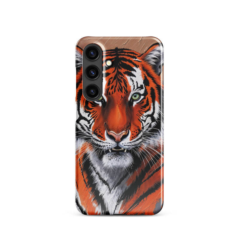 Snap case for Samsung® Galaxy S24 Tiger Painting Design