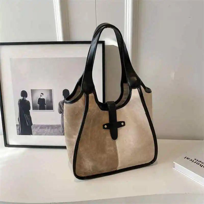 Stylish Medium-Sized Faux Leather Tote Bag for Women - Versatile Designer Handbag for Everyday Use