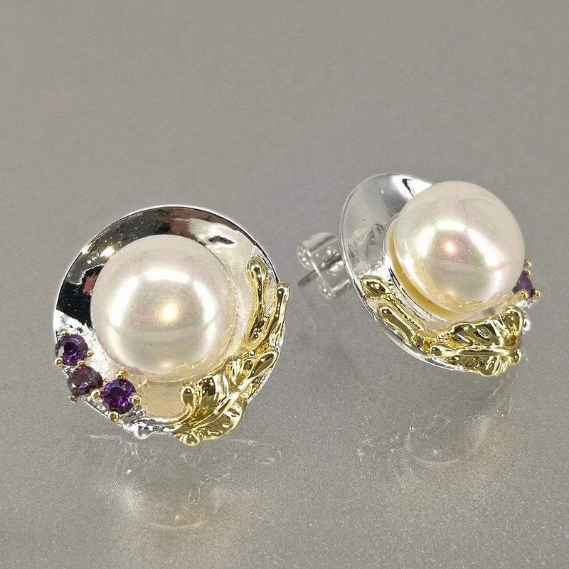 Stylish Simulated Pearl Earrings for Dressy Occasions - Unique Fashion Jewelry