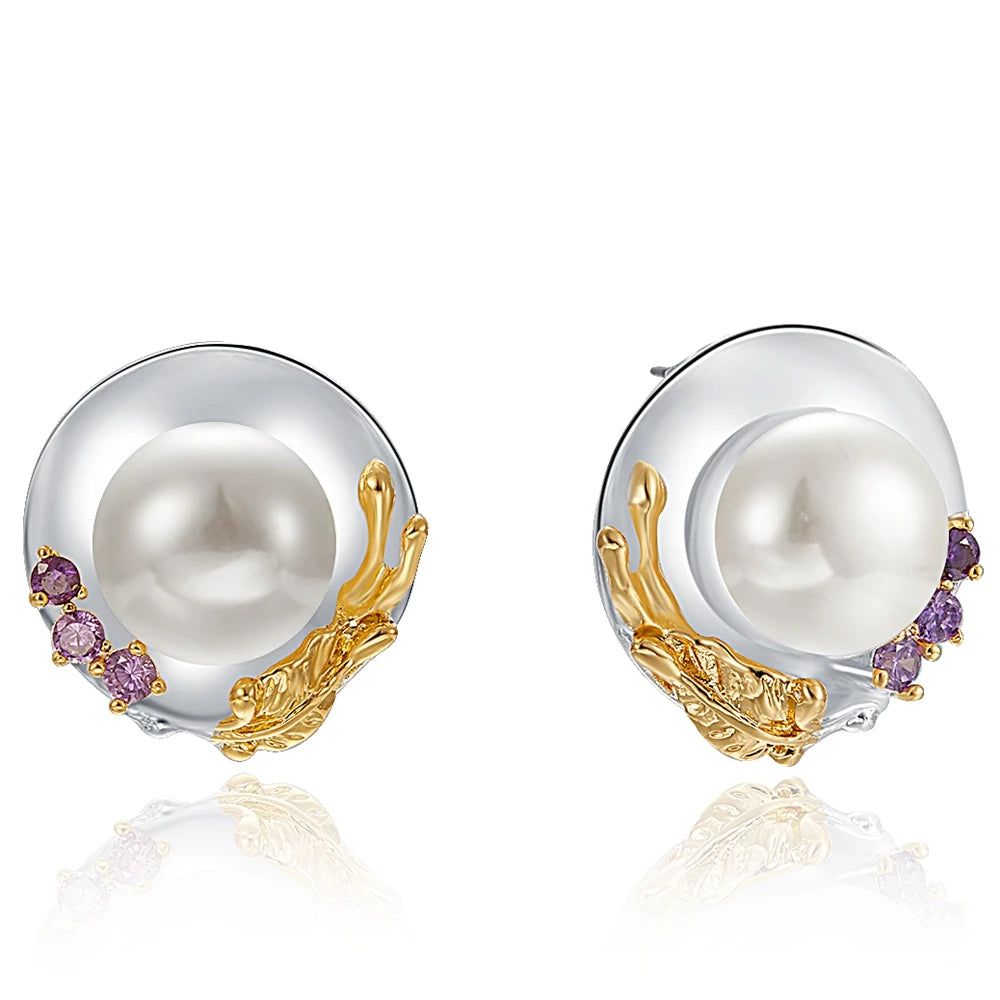 Stylish Simulated Pearl Earrings for Dressy Occasions - Unique Fashion Jewelry