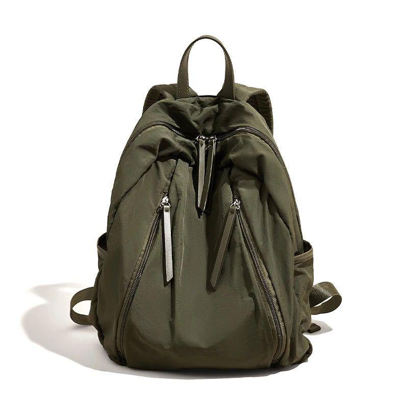 Stylish Waterproof Cotton Backpack for Women and Teens - Perfect for School, Travel, and Daily Use