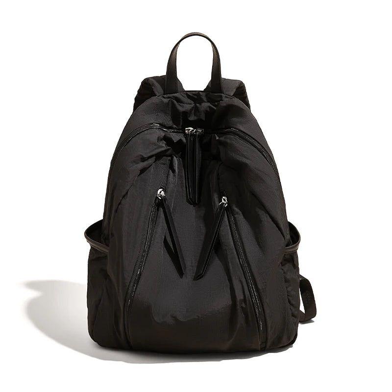 Stylish Waterproof Cotton Backpack for Women and Teens - Perfect for School, Travel, and Daily Use