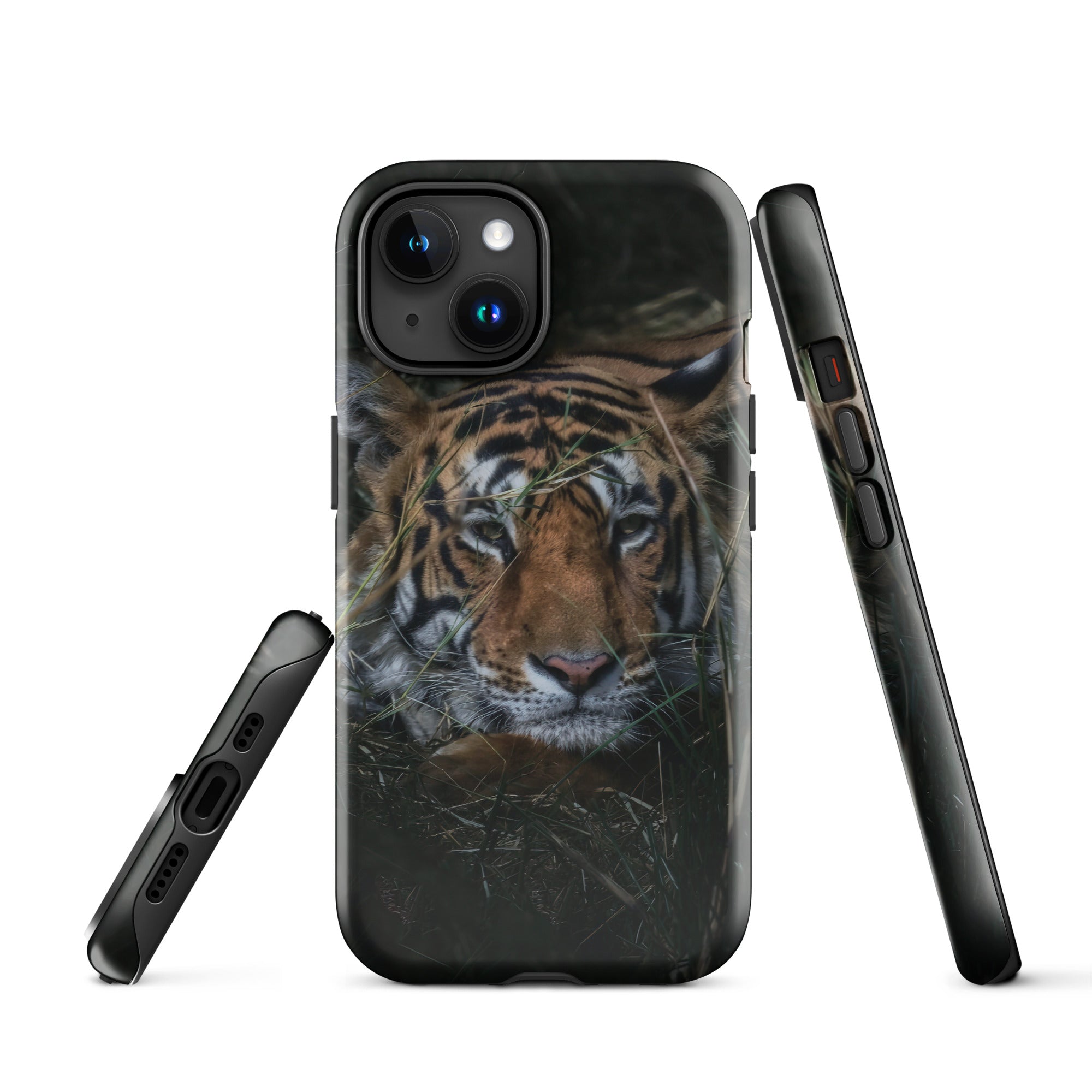 Tough Case for iPhone® iPhone 15 Tiger At Rest Design