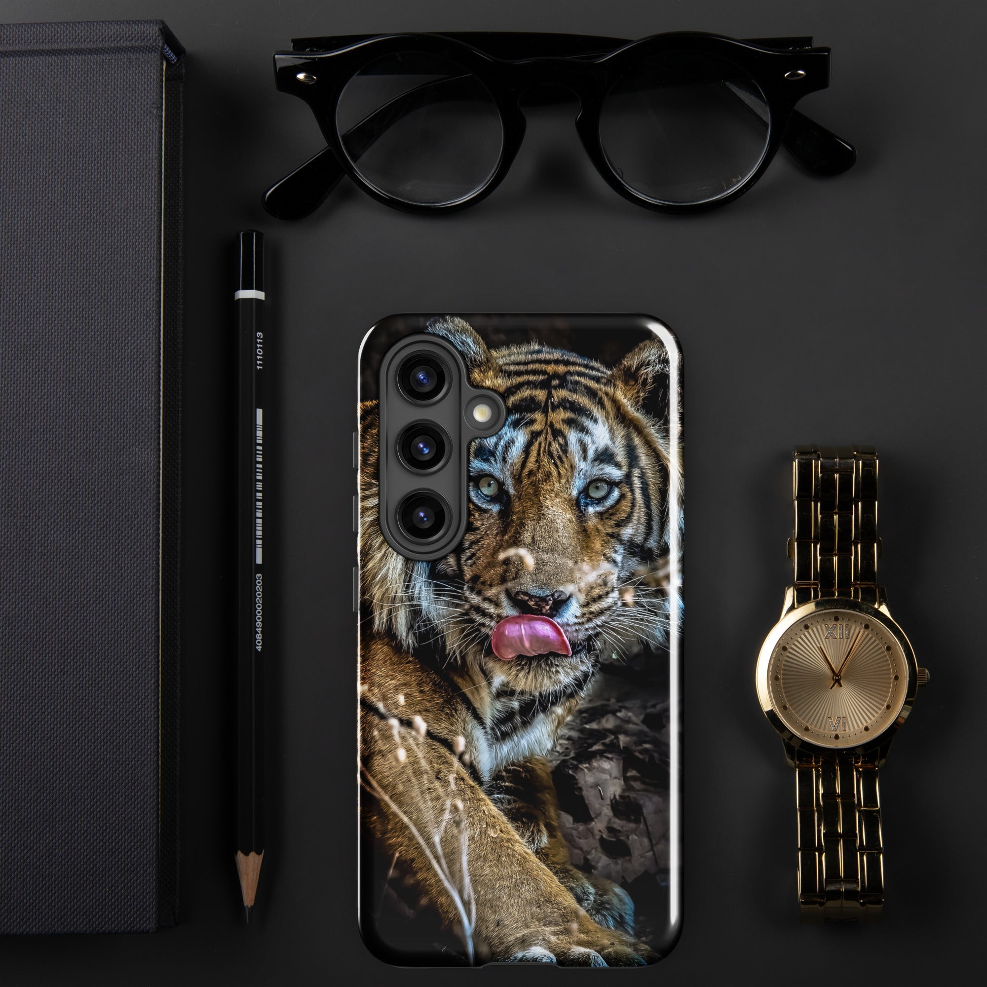 Tough case for Samsung® Galaxy S24 Big Cat Art Design